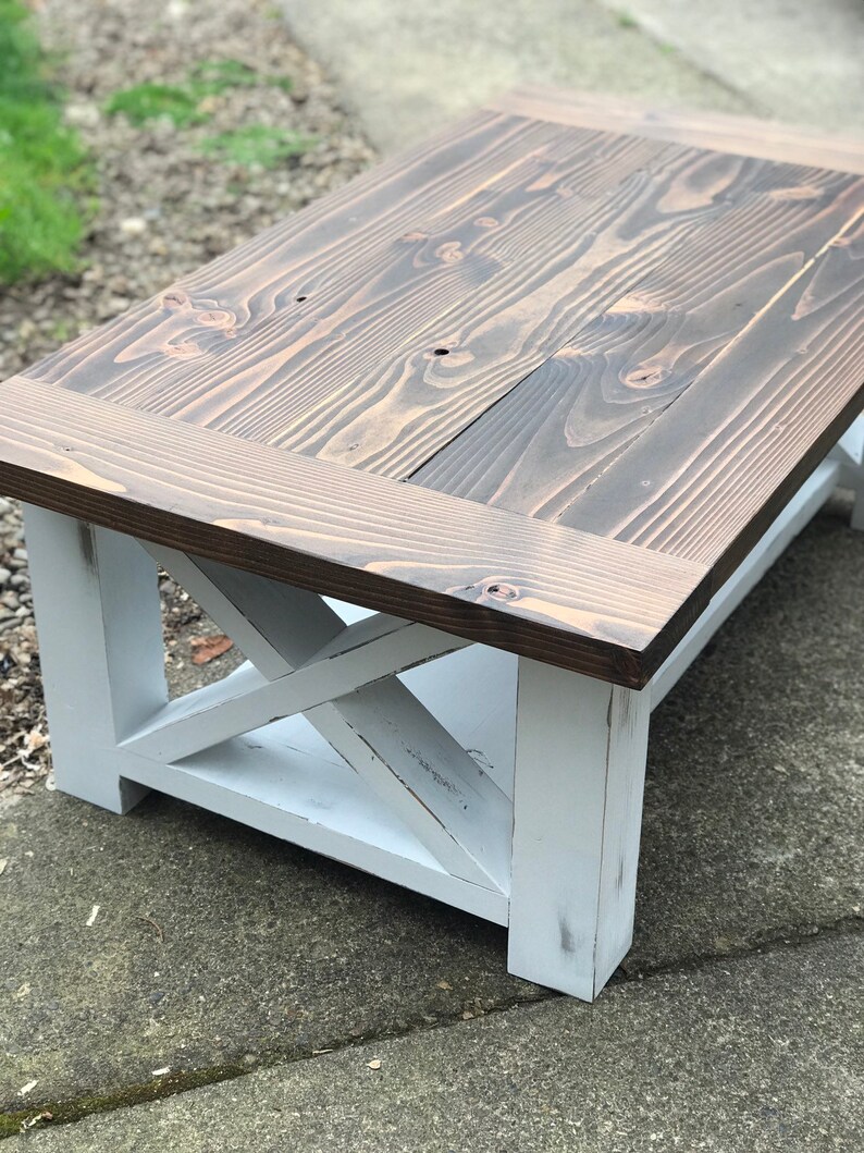 Chunky Leg Coffee Table/Coffee Table SHIPPING NOT Etsy