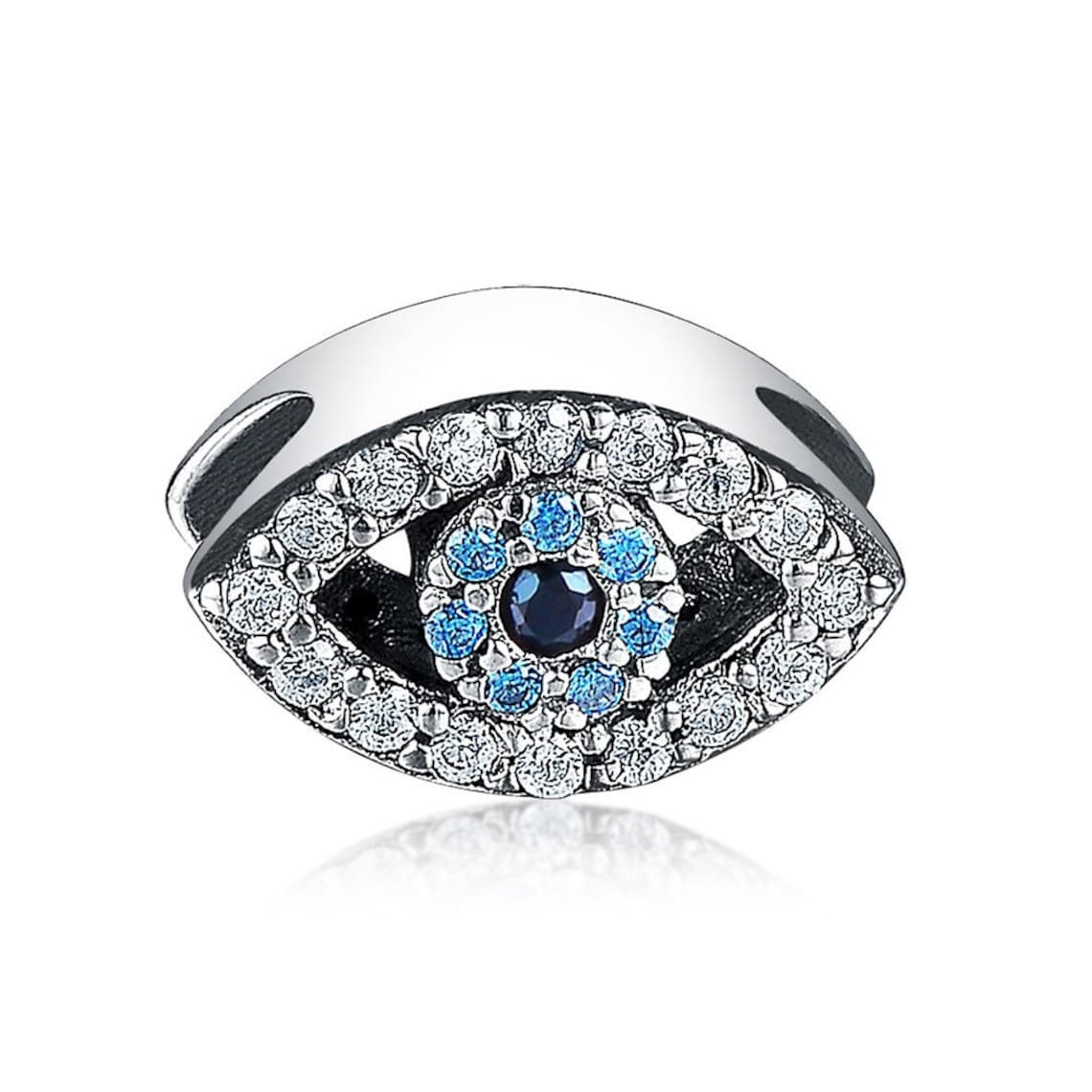 EVIL EYE 925 Sterling Silver Charm Fits Pandora and Other Etsy