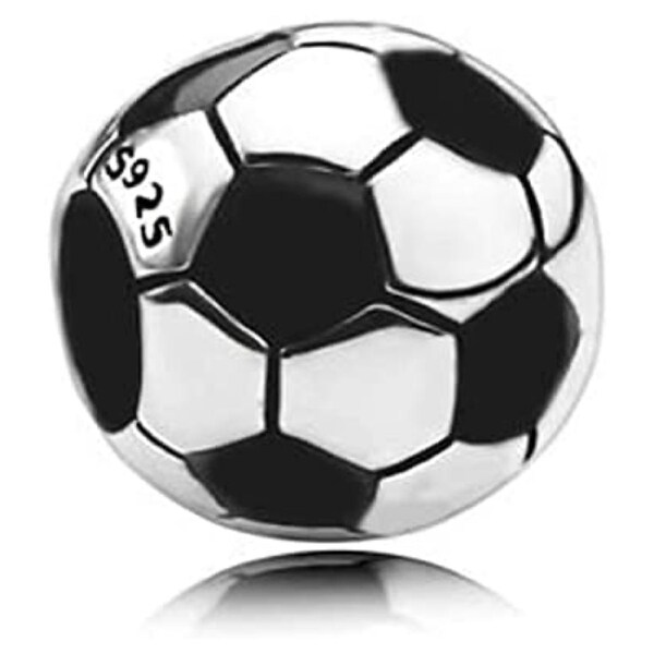 Soccer Ball Sterling Silver Bead Charm