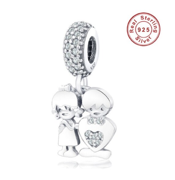 pandora sister brother charm pandora sister brother charm
