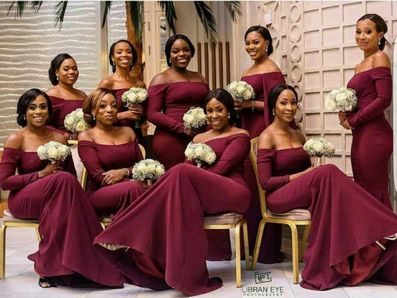 african print bridesmaid dresses