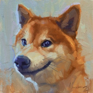 Dog oil portrait, Custom pet portrait, Pet oil painting, Dog artwork, Dog memorial, Custom oil painting, Pet memorial painting, Pet loss