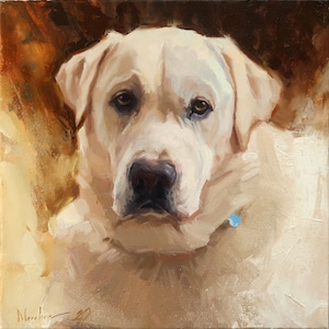Custom pet portrait, Pet portrait, Dog portrait, Custom pet painting, Custom oil painting, Pet memorial, Dog art, Pet loss