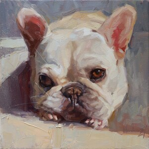 Dog oil portrait, Custom pet portrait, Pet oil painting, Dog artwork, Dog memorial, Custom oil painting, Pet memorial picture, Pet loss