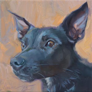 Custom Pet portrait, Pet oil painting, Pet artwork, Custom pet portrait, Custom oil painting, Pet memorial picture, Original Art, Pet loss