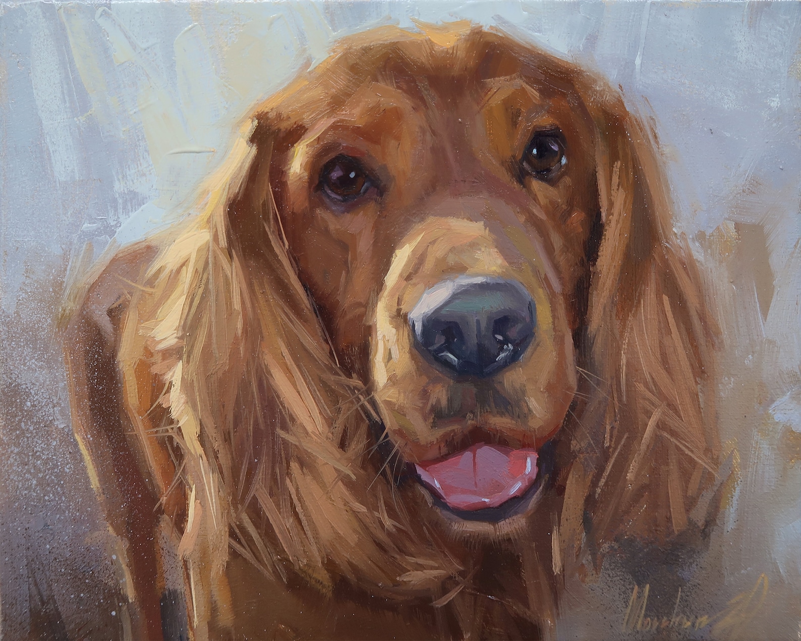 Dog Oil Portrait Custom Pet Portrait Pet Oil Painting Dog Etsy