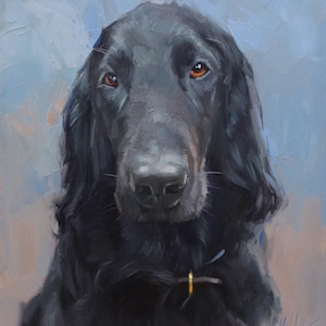 Custom Pet Portrait, Pet Oil Portrait, Pet Memorial Painting, Original Art, Custom Pet Painting, Pet Loss Gift, Personalized Pet Art