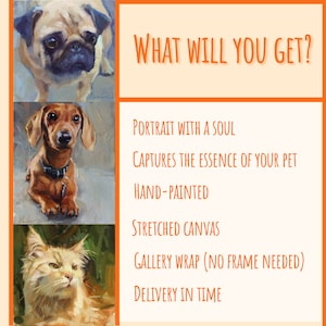 Custom pet portrait, Pet portrait oil, Pet portrait, Custom pet oil painting, Custom oil painting, Pet memorial, Pet lover, Pet loss Pet art image 2