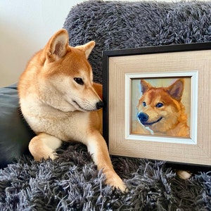 Dog oil portrait, Custom pet portrait, Pet oil painting, Dog artwork, Dog memorial, Custom oil painting, Pet memorial painting, Pet loss