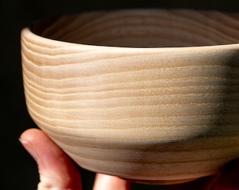 アッシュボウルS 原木 ハンドメイド エコ食器 抹茶碗