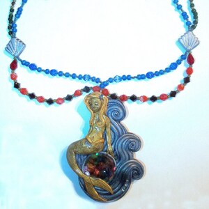 Mermaid Polymer Pendant