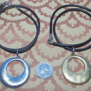 Brushed Stainless Steel Pendant