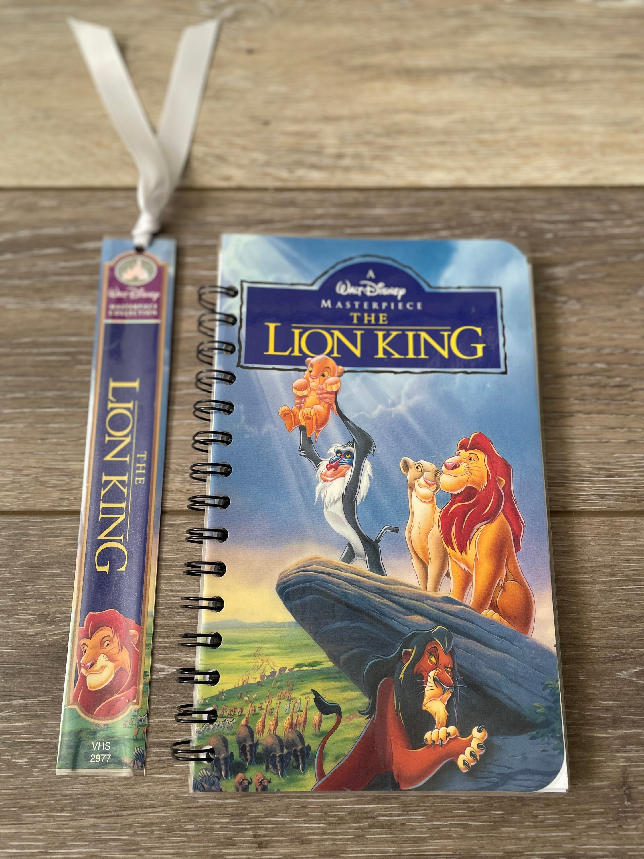 Lion King Disney Vhs Upcycled Notebook Sketchbook Journal Etsy 日本