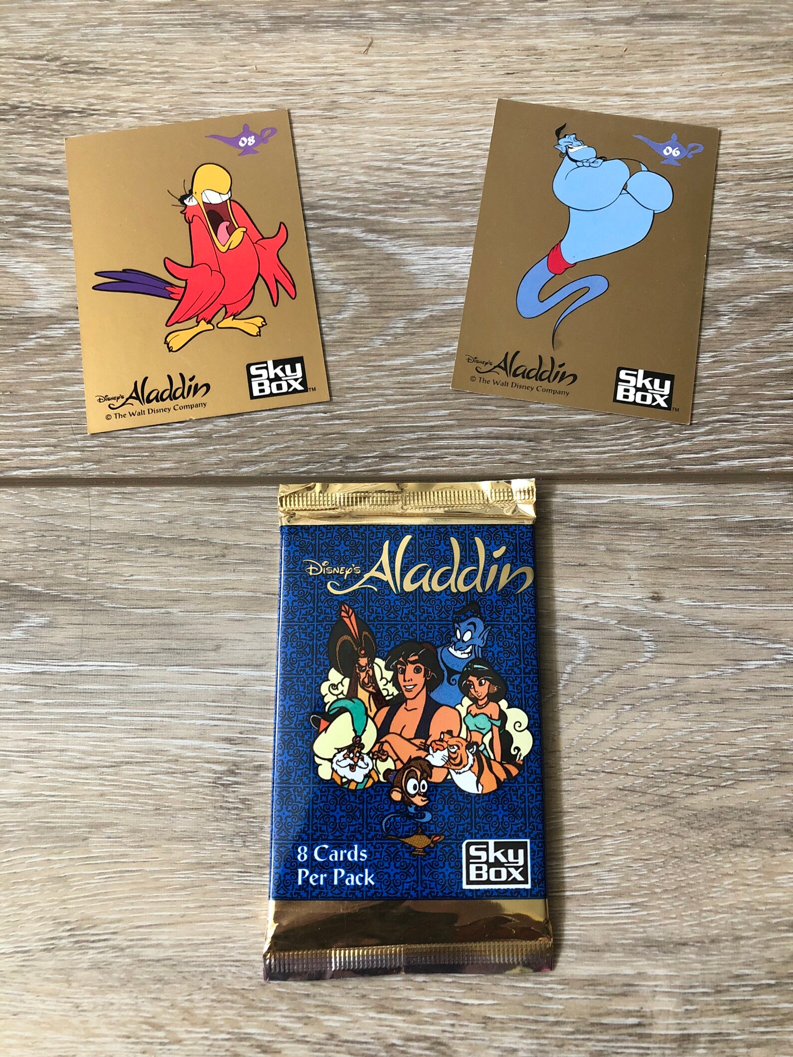 Disneys Aladdin 1993 Skybox Trading Card Pack Unopened Plus Etsy
