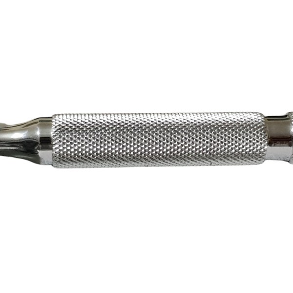 Maquinilla de afeitar de seguridad de doble filo con cabezal inclinado de alta resistencia Sword Edge 150 gramos + cuchillas + caja/bolsa