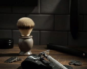The ultimate shaving nirvana with Sword Edge DE safety razor "Revon7"(Also available with 2 in 1 OC+CC head)