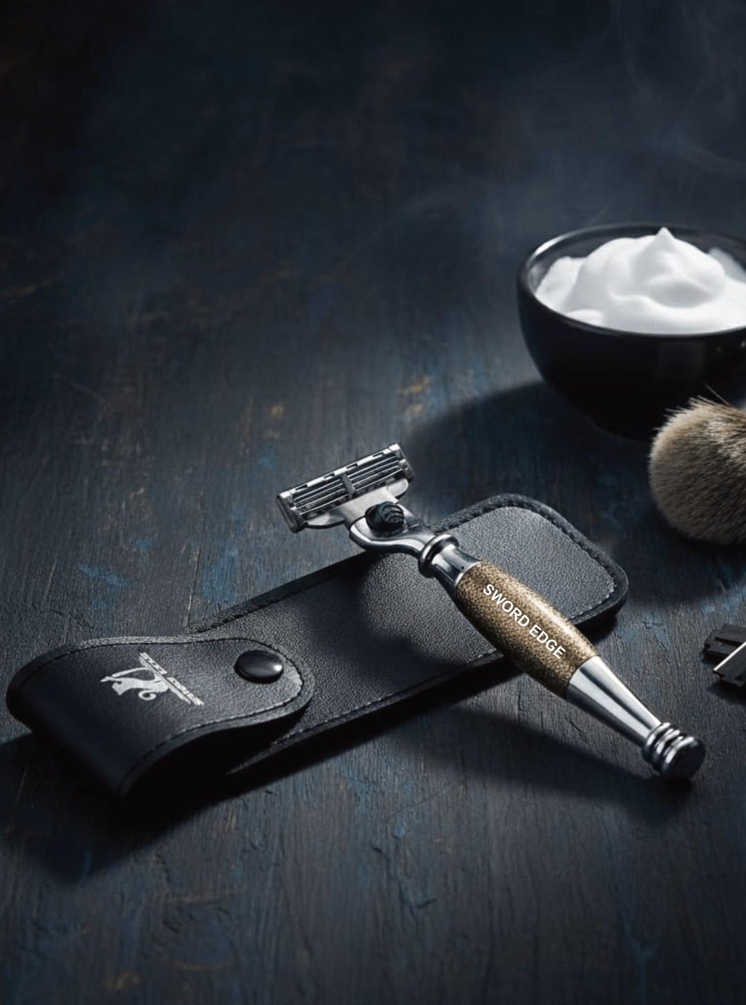 Craftsmanship Razor Craft Your Perfect Shave With Sword Edge Mach 3 Compatible Razor ...