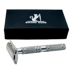 Craft Your Perfect Shave with Sword Edge DE safety razor - &quot;Holmer&quot; (Also available with 2 in 1 OC+CC head)