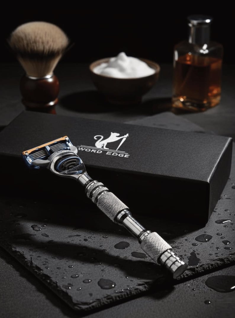 Conquer Shaving Mountains With the Sword Edge Fusion 5 Compatible Razor ...
