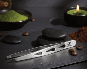 Slant to Perfection: Sword Edge Deluxe Handmade Tweezers - Grabs every hair every time - 6 unique models to choose from
