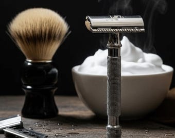 Unleash the smoothness & effortless shaving with Sword Edge DE safety razor "Ramsey" (Also available with 2 in 1 OC+CC head)