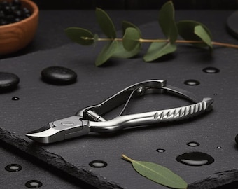 Nail Care Simplified: The Perfect Solution for Healthy, Well-Groomed Nails with Sword Edge nail nipper - safely trims thick ingrown nails