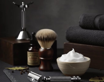 Experience the power of Premium Sword Edge DE safety razor "Havick" (Also available with 2 in 1 OC+CC head)