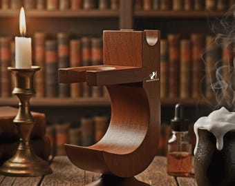 Shave in Style: Sword Edge Luxury Shaving Stand for the Discerning Gentleman