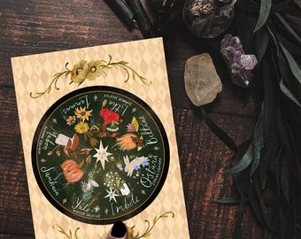 Wheel Of The Year Art Print