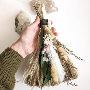 Large Besom/Broomstick Witchy Altar Tools