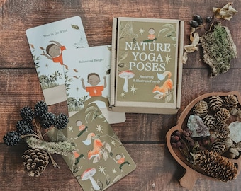 SALE Nature Yoga Poses A6 Card Deck
