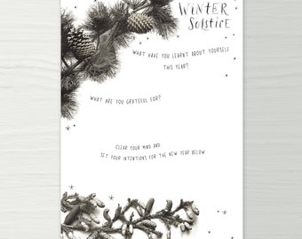 Winter Solstice Journalling Printable