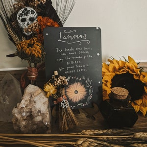 Lammas/Lughnasadh Blessings Art Print Altar Card