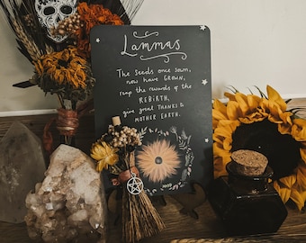 Lammas/Lughnasadh Blessings Art Print Altar Card