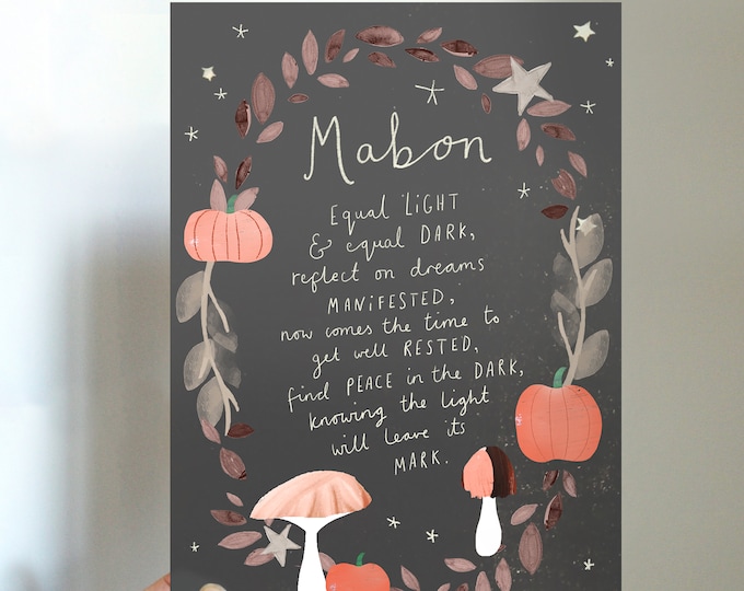 Mabon Autumn Equinox Blessings Printable