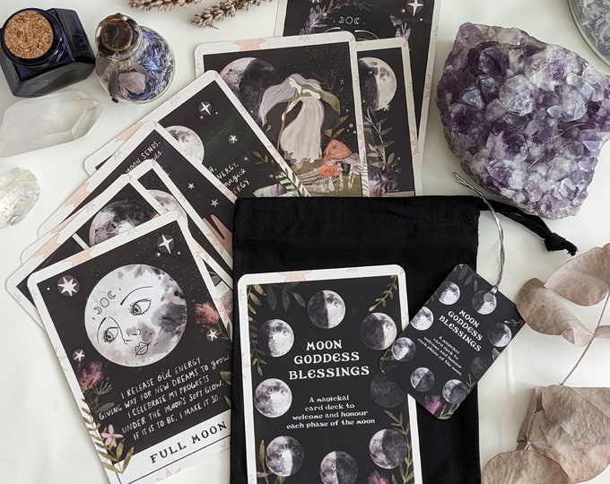 Moon Goddess Blessings Card Deck