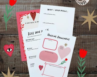 February Self Love Printable Bundle
