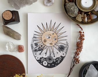 Sun Magick Illustration Print