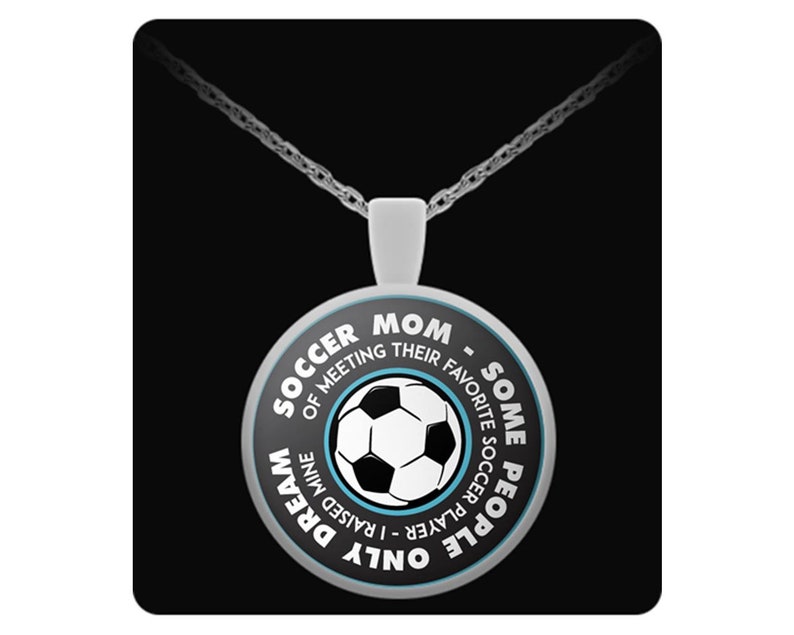 Necklace for Soccer Mom-Best Gift for Moms Mothers Daughters Who Love Soccer-Christmas And Birthday Gift Pendant Soccer Players Little Girl