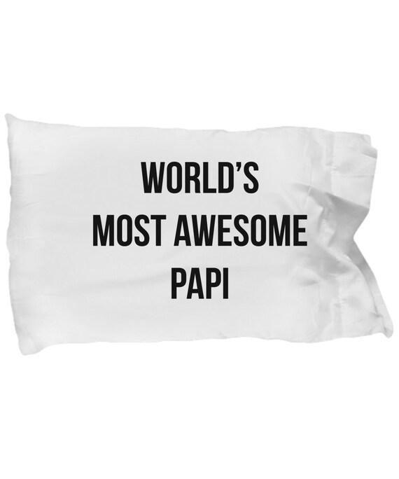 Funny Papi Pillow Case Gifts For Papa Dad Daddy Father Pappy Etsy