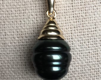 Tahitian Black Pearl Pendant