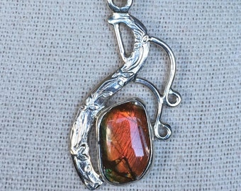 Colgante de ammolita
