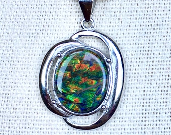 Colgante de ammolita