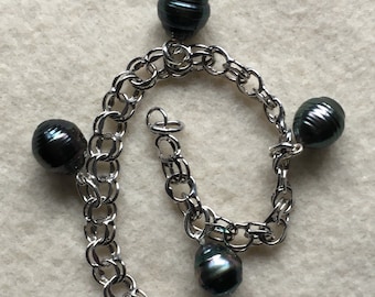 Tahitian Black Pearl Bracelet