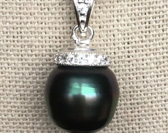 Tahitian Black Pearl Pendant