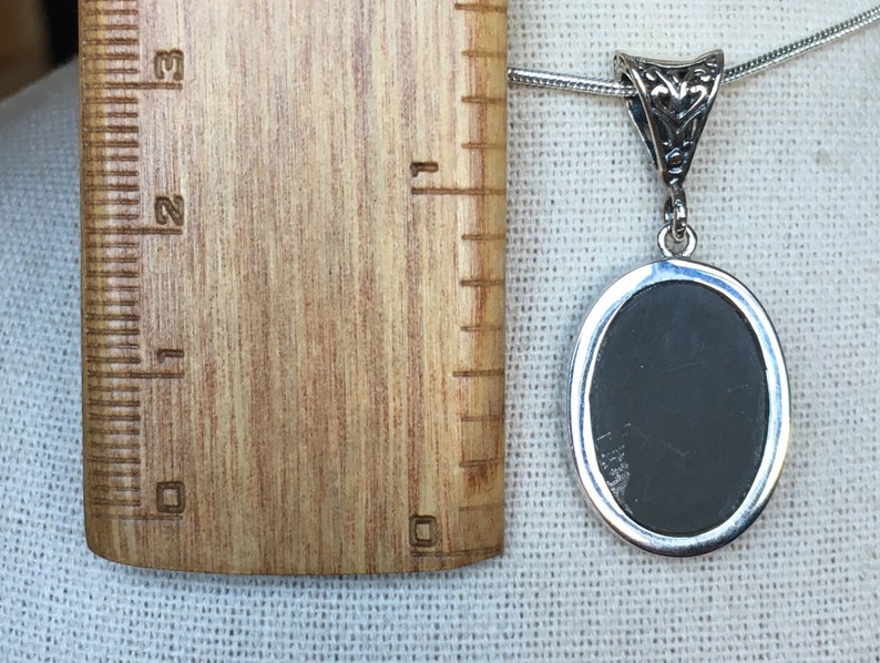 Green and Blue Red Ammolite Pendant