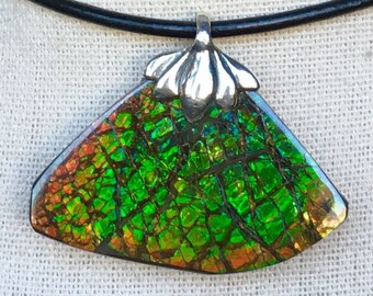 Colgante de ammolita