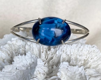 Victoria Stone Cuff Bracelet - Genuine Imori Stone!!!  Please Read Description and View Video