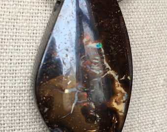 Australian Boulder Opal Pendant