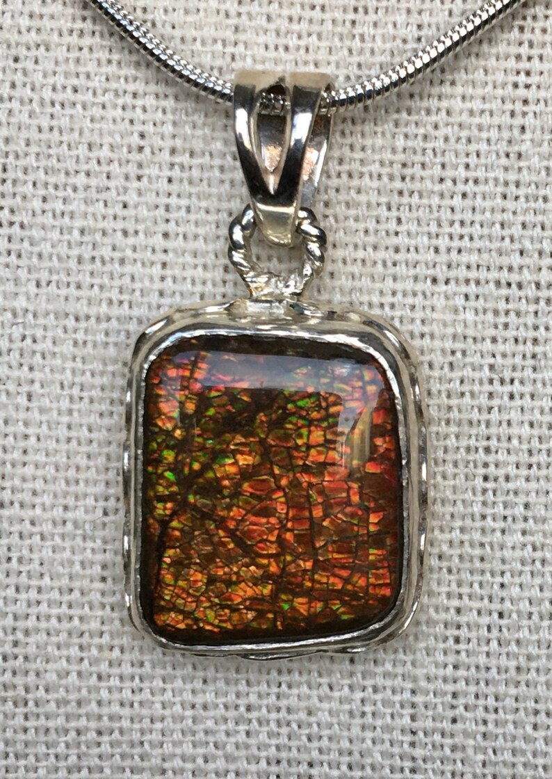 Ammolite Pendant